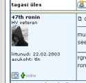 Avatar, mis näitab, et olen end autentinud ID kaardiga.