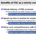 FSC as a wholly owned unit